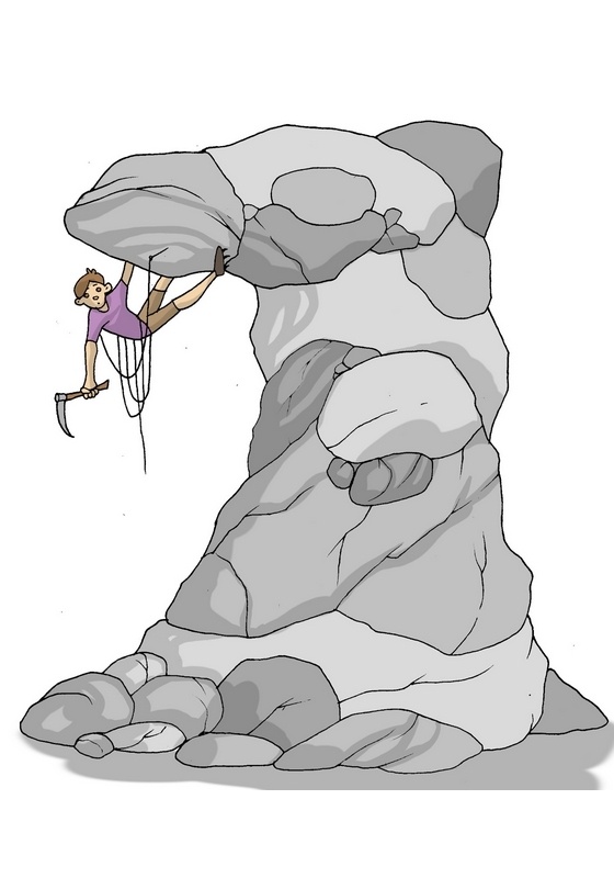 rock climbing