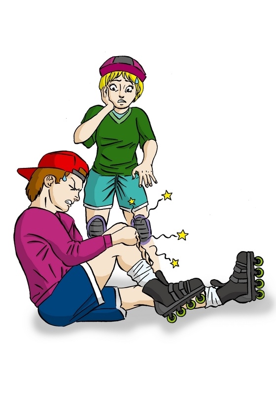 rollerblading