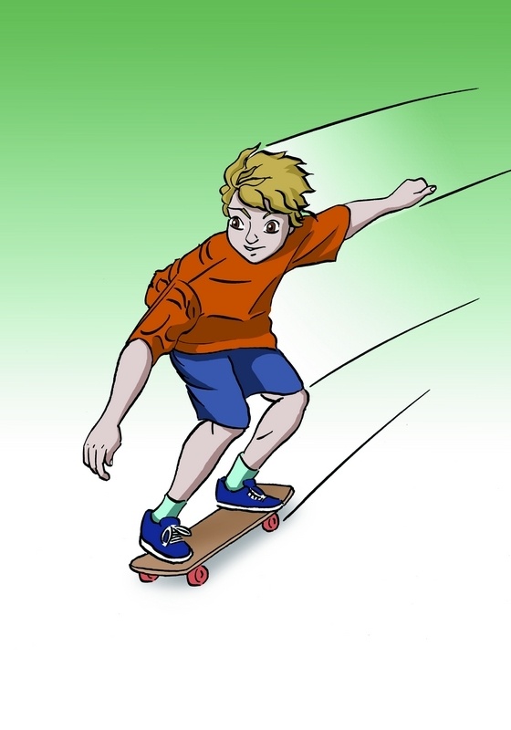 skateboarding