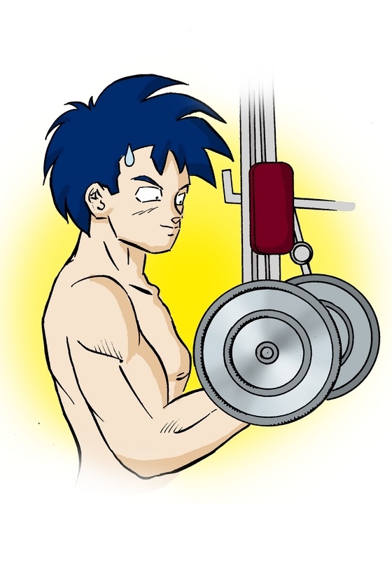 working out