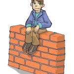 on the wall