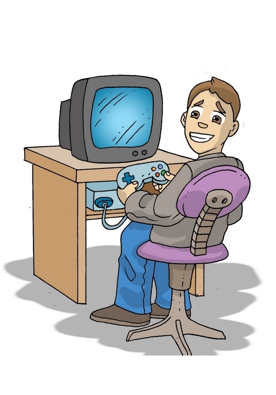 play video games