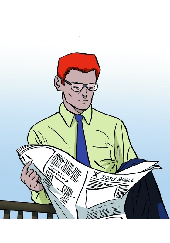 read the newspaper