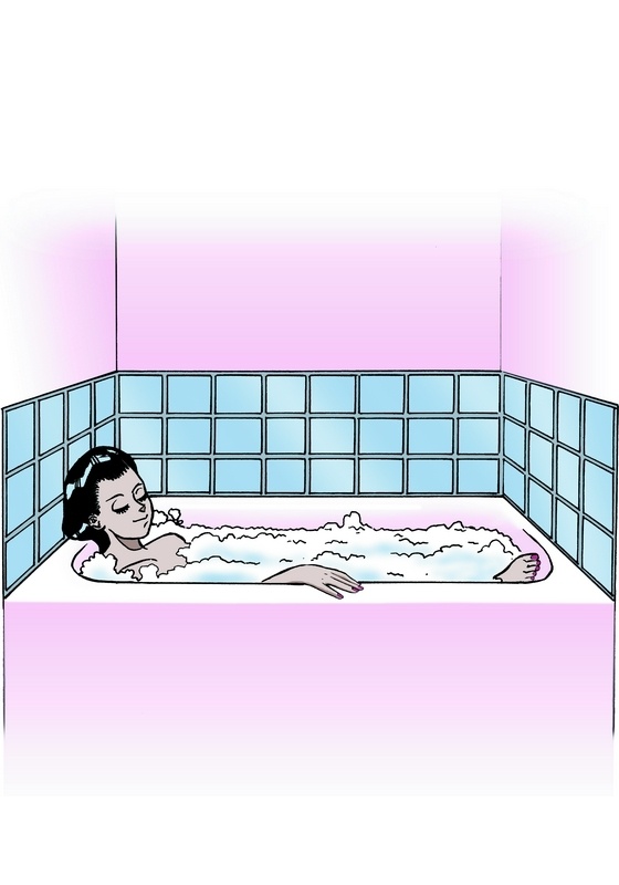 take a bath