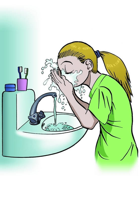 wash your face