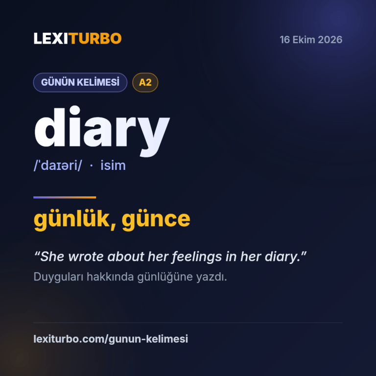 diary: günlük, günce